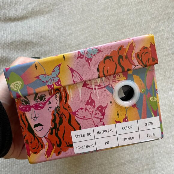 NWB Jeffrey Campbell Dancerina Ballet Flats in Silver - Size 7.5 - Picture 7 of 12